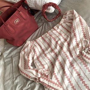 BOHO off the shoulder sweet top.